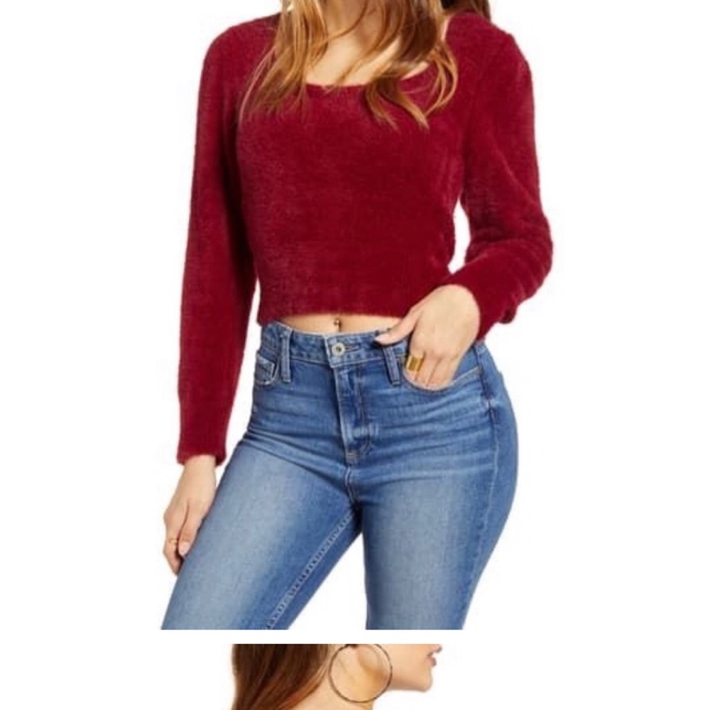NWT Astr Cropped Sweater